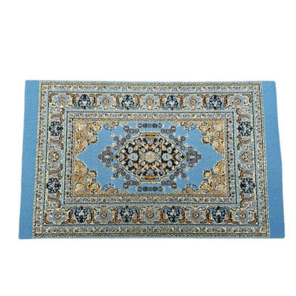1:12 Scale Turkish Style Miniature Dollhouse Carpet – Floor Covering for Playing House & Doll Accessories