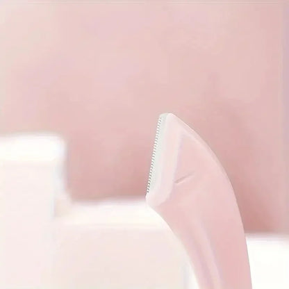 3-Piece Eyebrow Trimmer Set – Stainless Steel Scissors, Comb & Shaver for Eyelash and Beginner Makeup, Precision Removal Accessories