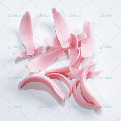 Libeauty 7 Paris Reusable Lash Lift Shield Pads – Silicone Eyelash Curler & Curling Iron Accessories, Makeup Tool